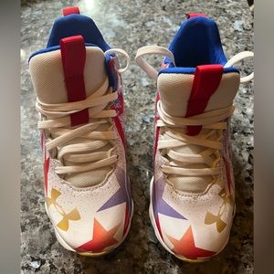 Under Armor little boys football cleats